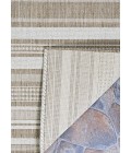 Couristan Recife Gazebo Stripe Long Runner Champ/Taupe Area Rug