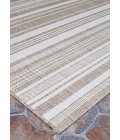 Couristan Recife Gazebo Stripe Long Runner Champ/Taupe Area Rug