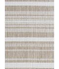 Couristan Recife Gazebo Stripe Long Runner Champ/Taupe Area Rug