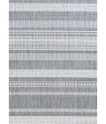 Couristan Recife Gazebo Stripe 9' Round Champ/Grey Area Rug