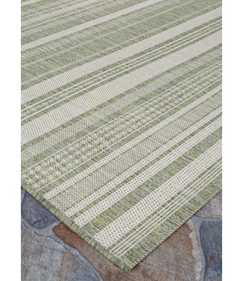 Couristan Recife Sage Leaf/Ivory 5313/4412 2 ft. 3 in. X 11 ft. 9 in. Rectangle Rug
