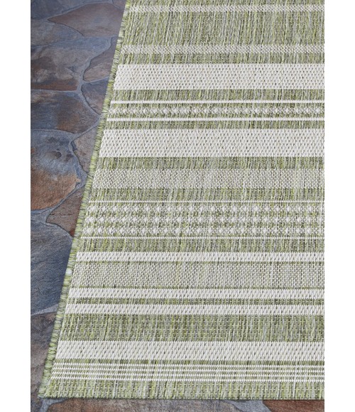 Couristan Recife Sage Leaf/Ivory 5313/4412 2 ft. 3 in. X 11 ft. 9 in. Rectangle Rug
