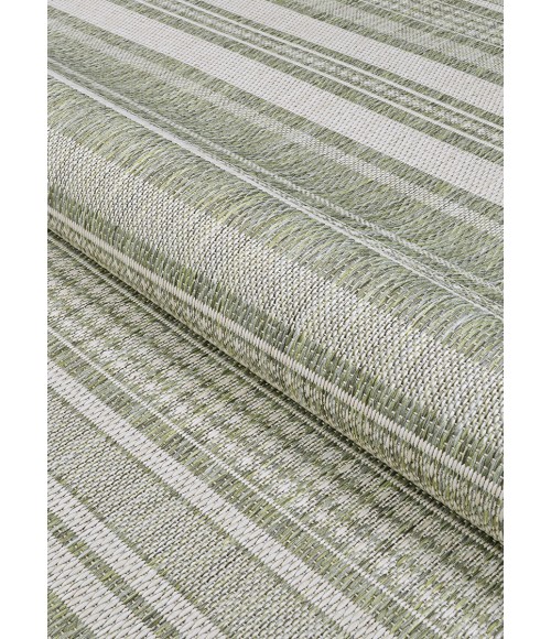 Couristan Recife Sage Leaf/Ivory 5313/4412 2 ft. 3 in. X 11 ft. 9 in. Rectangle Rug