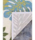 Couristan Covington Summer Laelia 5' x 8' Ivory/Fern Area Rug