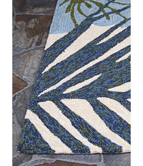 Couristan Covington Summer Laelia 5' x 8' Ivory/Fern Area Rug