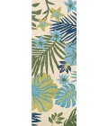 Couristan Covington Summer Laelia 5' x 8' Ivory/Fern Area Rug