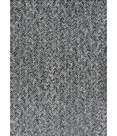 Afuera Area Rug Couristan Afuera Harringbone Path 8' x 11' Onyx/Shell Area Rug