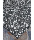 Afuera Area Rug Couristan Afuera Harringbone Path 8' x 11' Onyx/Shell Area Rug
