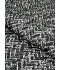 Afuera Area Rug Couristan Afuera Harringbone Path 8' x 11' Onyx/Shell Area Rug