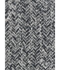 Afuera Area Rug Couristan Afuera Harringbone Path 8' x 11' Onyx/Shell Area Rug