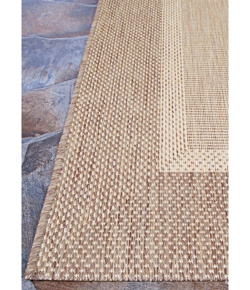 Couristan Recife Natural/Coffee 5526/0712 2 ft. 3 in. X 7 ft. 10 in. Rectangle Rug