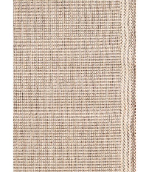 Couristan Recife Stria Texture 4' x 6' Natural/Coffee Area Rug