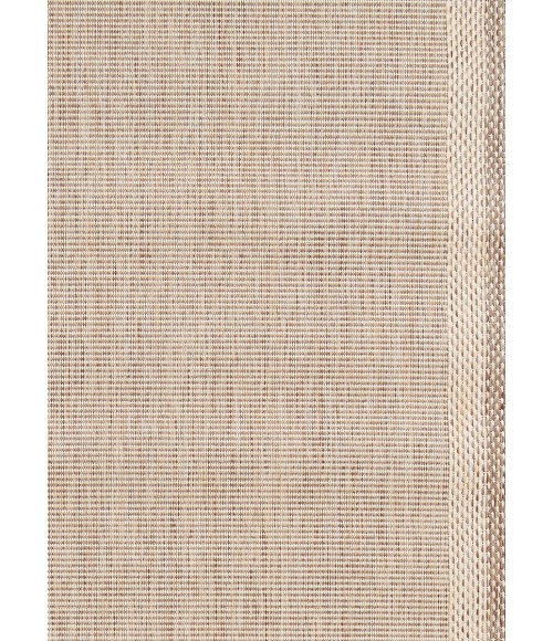 Couristan Recife Stria Texture 6' x 9' Natural/Coffee Area Rug