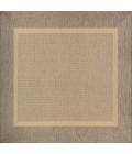 Couristan Recife Stria Texture 4' x 6' Natural/Coffee Area Rug