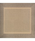 Couristan Recife Stria Texture 6' x 9' Natural/Coffee Area Rug