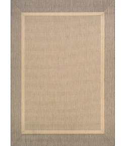 Couristan Recife Stria Texture Natural/Coffee Area Rug 7 ft. 6 in. X 7 ft. 6 in. Square