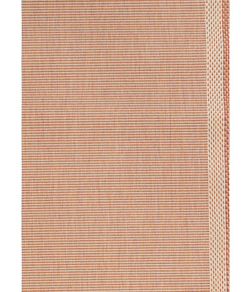 Couristan Recife Stria Texture 5' x 8' Natural/Terra Cotta Area Rug