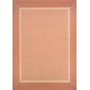Couristan Recife Stria Texture Nat Terra Cotta Area Rug 7 ft. 6 in. X 7 ft. 6 in. Round