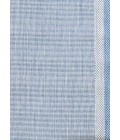 Couristan Recife Stria Texture 2' x 4' Champagne/Blue Area Rug