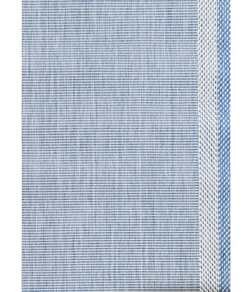 Couristan Recife Stria Texture 2' x 4' Champagne/Blue Area Rug