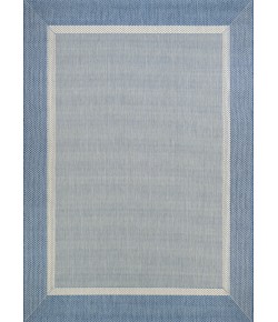 Couristan Recife Stria Texture Champ/Blue Area Rug 7 ft. 6 in. X 7 ft. 6 in. Round