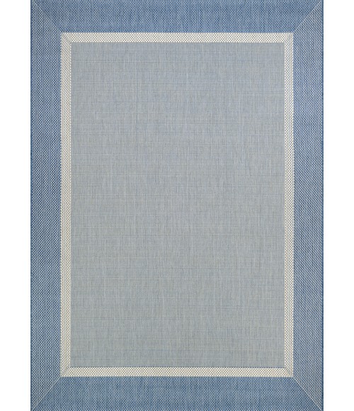 Couristan Recife Stria Texture 8' x 11' Champagne/Blue Area Rug