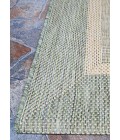 Couristan Recife Stria Texture 2' x 4' Natural/Green Area Rug