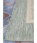 Couristan Recife Stria Texture 5' x 8' Natural/Green Area Rug