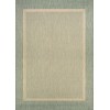 Couristan Recife Stria Texture Natural/Green Area Rug 8 ft. 6 in. X 13 ft. Rectangle