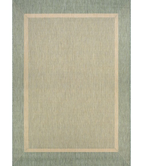 Couristan Recife Stria Texture 2' x 4' Natural/Green Area Rug