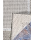 Couristan Recife Stria Texture 6' x 9' Champagne/Taupe Area Rug