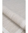 Couristan Recife Stria Texture 9' Round Champagne/Taupe Area Rug