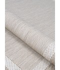 Couristan Recife Stria Texture 6' x 9' Champagne/Taupe Area Rug