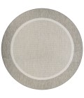 Couristan Recife Stria Texture 6' x 9' Champagne/Taupe Area Rug