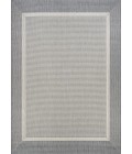 Couristan Recife Stria Texture 4' x 6' Champagne/Grey Area Rug