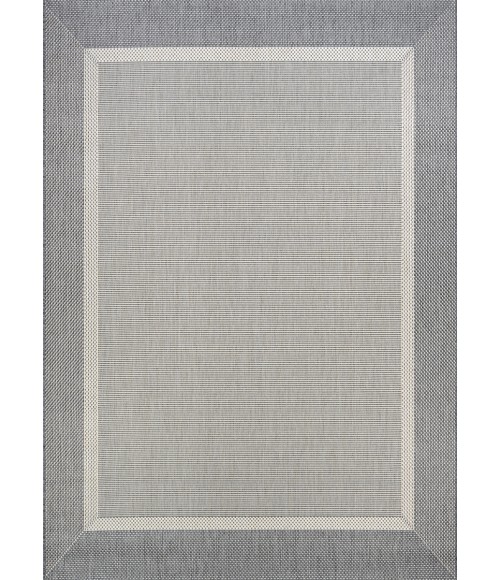 Couristan Recife Stria Texture 4' x 6' Champagne/Grey Area Rug