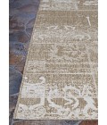 Couristan Afuera Country Cottage 8' Runner Beige/Ivory Area Rug