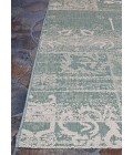 Couristan Afuera Country Cottage Long Runner Sea Mist/Ivory Area Rug