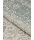 Couristan Afuera Country Cottage Long Runner Sea Mist/Ivory Area Rug