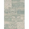 Couristan Afuera Country Cottag Sea Mist/Ivory Area Rug 2 ft. 2 in. X 7 ft. 10 in. Rectangle
