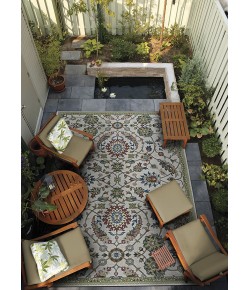 Couristan Dolce Beige/Multi 5583/7439 2 ft. 3 in. X 7 ft. 10 in. Rectangle Rug