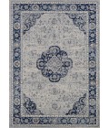 Sultan Treasures Area Rug Couristan Sultan Treasures Clover Medallion 8' Runner Indigo Area Rug