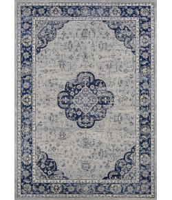 Couristan Sultan Treasures Clover Med Indigo Area Rug 2 ft. 7 in. X 7 ft. 10 in. Rectangle
