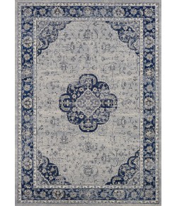 Couristan Sultan Treasures Clover Med Indigo Area Rug 3 ft. 11 in. X 5 ft. 3 in. Rectangle