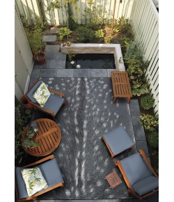 Couristan Dolce Denim-Silver 5757/0700 8 ft. 1 in. X 11 ft. 2 in. Rectangle Rug