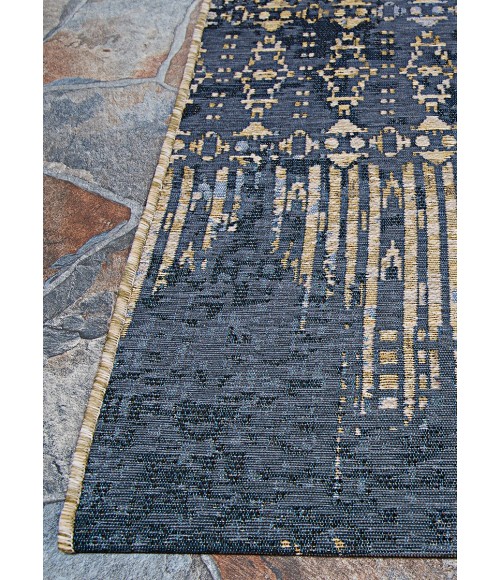Couristan Dolce Blue Nile 4' x 6' Indigo  Area Rug