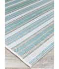 Couristan Monaco Marbella Long Runner Blue Mist/Ivory Area Rug