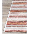 Couristan Monaco Marbella Long Runner Coral/Ivory/Pewter Area Rug