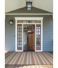 Couristan Monaco Marbella Long Runner Coral/Ivory/Pewter Area Rug