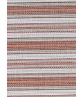 Couristan Monaco Marbella Long Runner Coral/Ivory/Pewter Area Rug